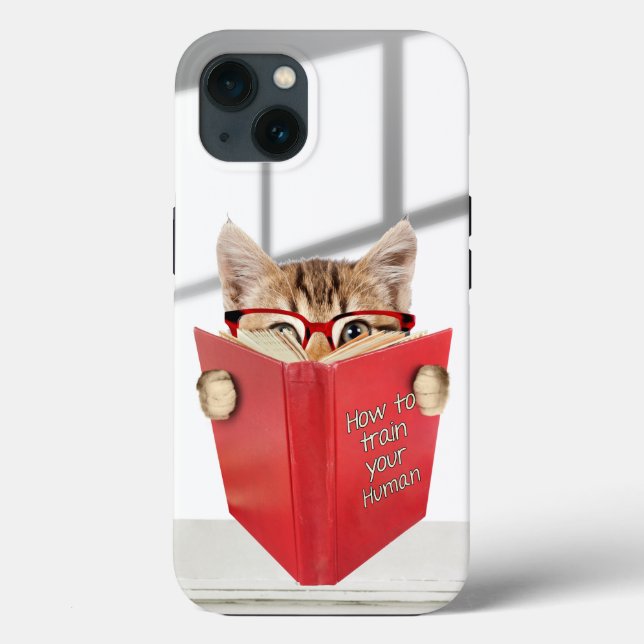 Gato com Óculos e Livro Vermelho (Verso)