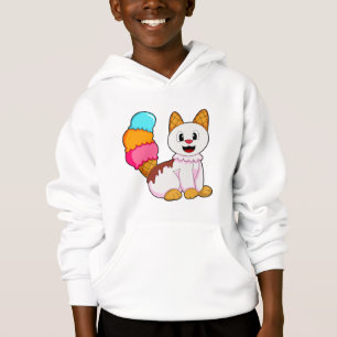 Gato com picolé