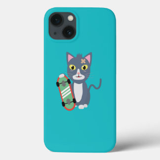 Gato com skate