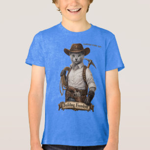 Gato Cowboy Russian Blue – Construindo Liberdade