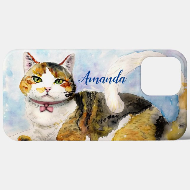Gato de Aquarela (Verso (horizontal))