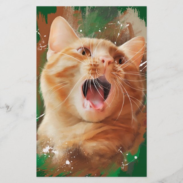 Gato de cabelos vermelhos (Frente)