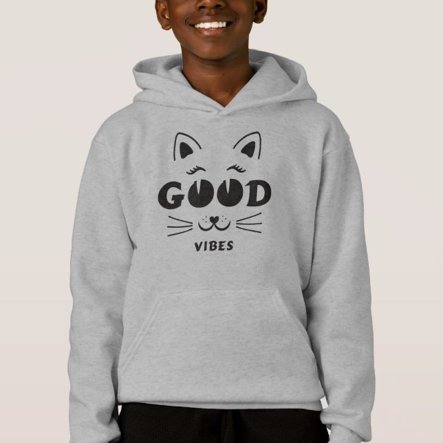 Gato de Cara de Boas Vibrações Modernas - Tipograf (Frente)