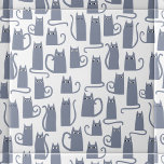 Gato de Cinza Divertido<br><div class="desc">Gatos de cinza de aquarelas bonitos. Arte original de Nic Squirrell. Perfeito para amantes de os animais.</div>