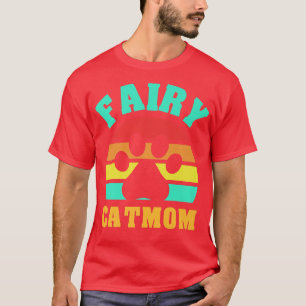 Gato de Fada Mãe Engraçado Camisa De Gato