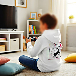 Gato de futebol de cerejeira ao luar para arte jap