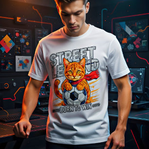 Gato de Futebol Engraçado, Presente Lendário para 