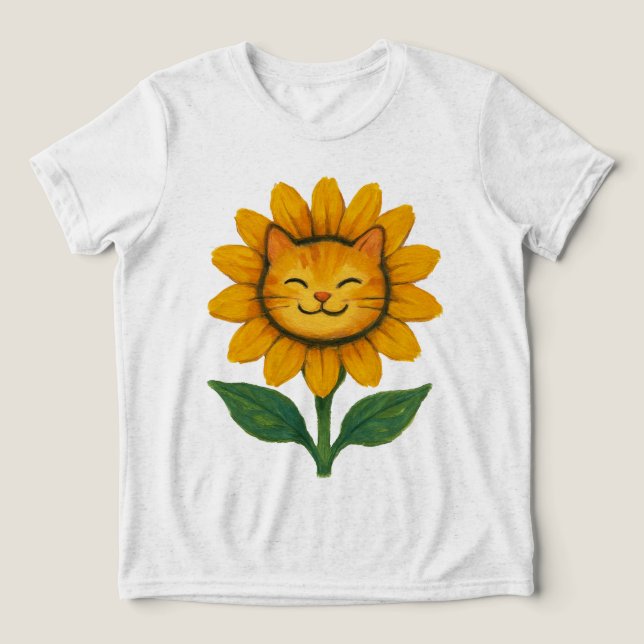 Gato de girassol (Design frontal)
