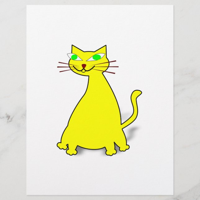 Gato de gordura amarelo (Frente)
