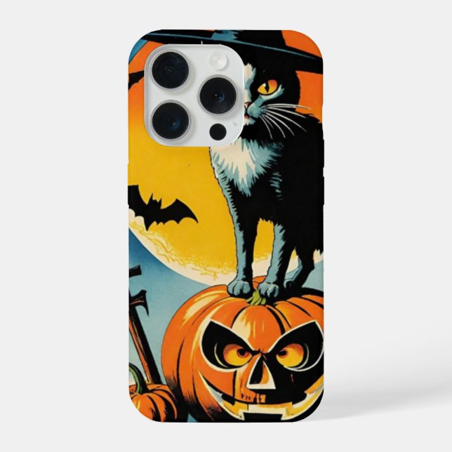 gato de halloween  (Verso)