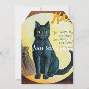 Gato de Halloween da Feliz de outono