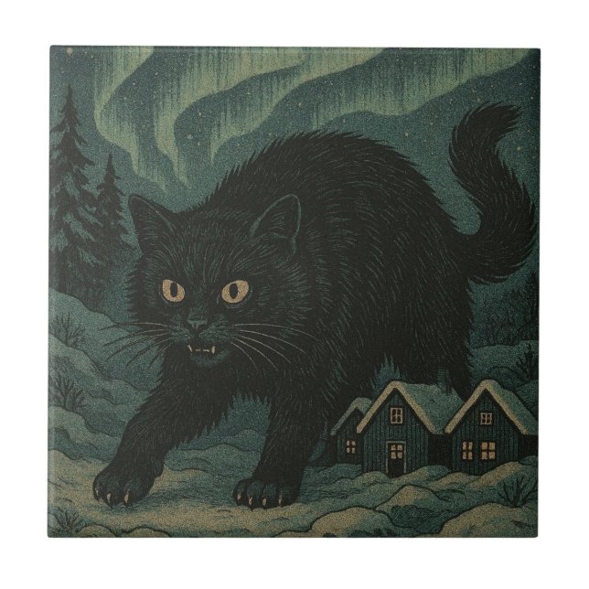 Gato de Natal Yule islandês (Frente)