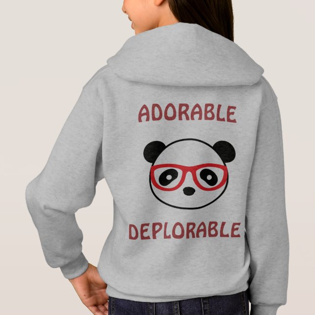 Gato de Panda Deplorável Hoodie - Leão Deplorável (Verso)