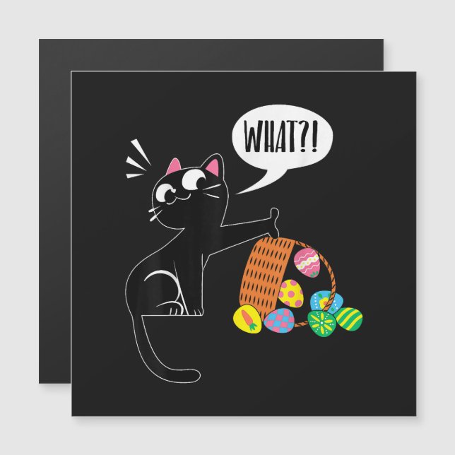 GATO DE PÁSCOA ! O QUÊ (Frente/Verso)