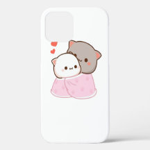 Gato de Pêssego de Mochi Fofo