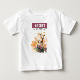 Gato de primavera - Camiseta primeiro aniversario