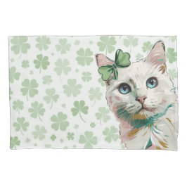 Gato de Shamrock com olhos azuis