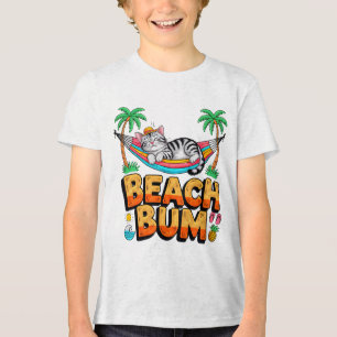 Gato de Verão na Praia - Doce Rede Tropical