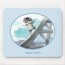 Gato Desliza Torre Eiffel – Paris Mouse Pad Divert