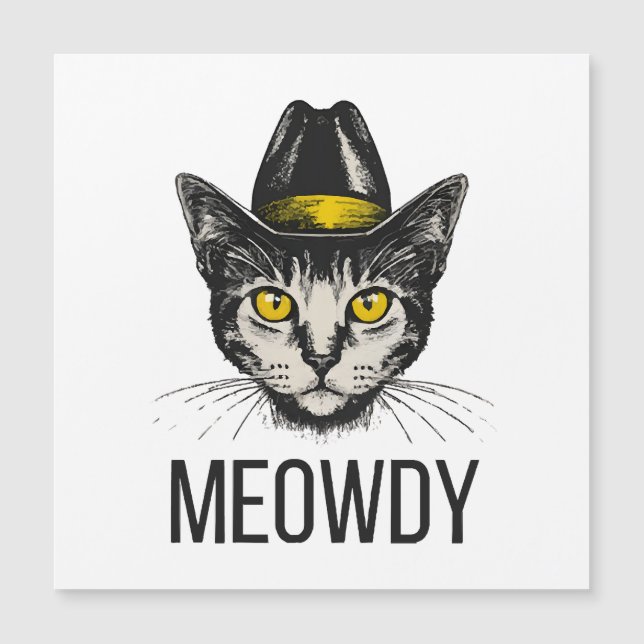 Gato Divertido Meowdy (Frente)