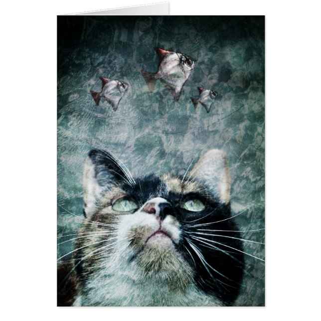 Gato do abismo - cartão (Frente)
