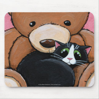 Gato do smoking e arte grande Mousepad do gato do