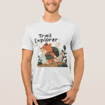 Gato do Trail Explorer - Tea do Unisex Adventure