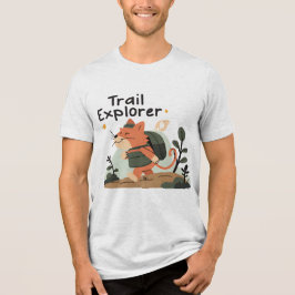 Gato do Trail Explorer - Tea do Unisex Adventure