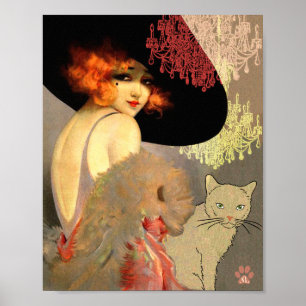 Gato do Veronica e poster ou impressão do