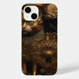 Gato Dourado Gótico Steampunk