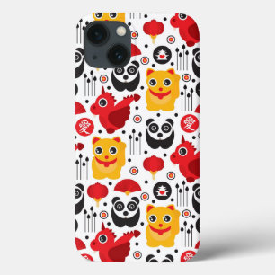 Gato, dragão, e panda afortunados de China