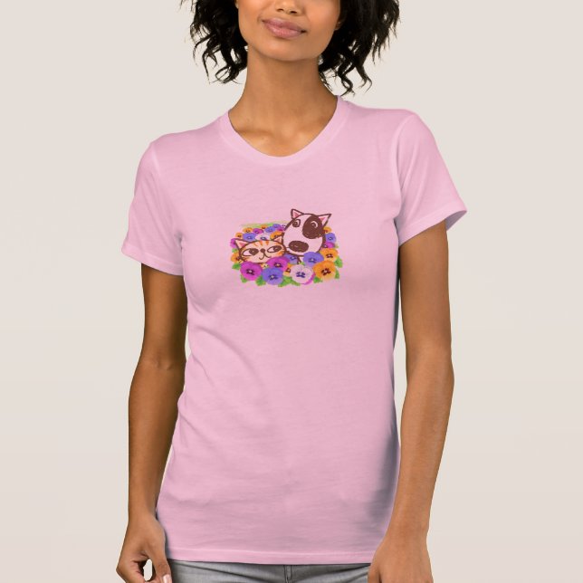 Gato e Camiseta de cão (Frente)