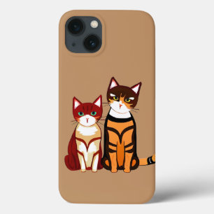 Gato e Gengibre com risca de Tigre