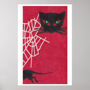 Gato e Rato - Impressão Caixa de Fósforos - Parede