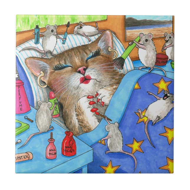 Gato e Ratos Engraçados 508 (Frente)