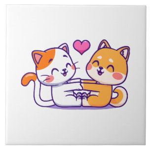 Gato E Shiba Inu