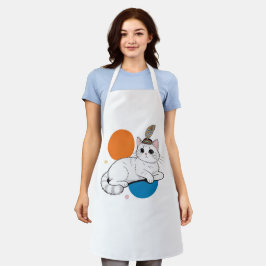 Gato Elegante com Tocado de Pena de Pavão