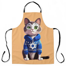 Gato em Hanukkah Sweater