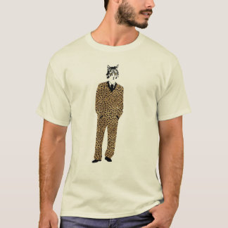 Gato em uma camisa do terno T de Jaguar