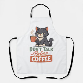 Gato Engraçado Amante de Café
