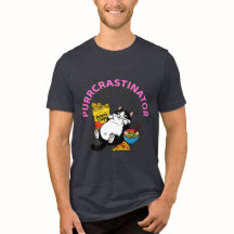 Gato Engraçado Amante "Purcrastinador" Gráfico Grá