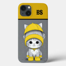 Gato Engraçado de Botas de Chuva – Humor de Gato