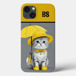 Gato Engraçado em Raízes de Chuva - Humor de Gato