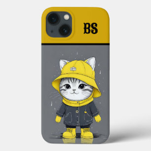 Gato Engraçado em Raízes de Chuva - Humor de Gato