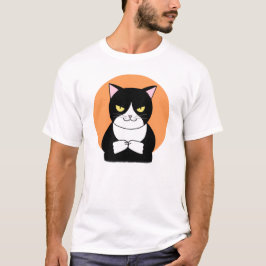 Gato Engraçado, Mau de Camiseta Gato, Gato Mau