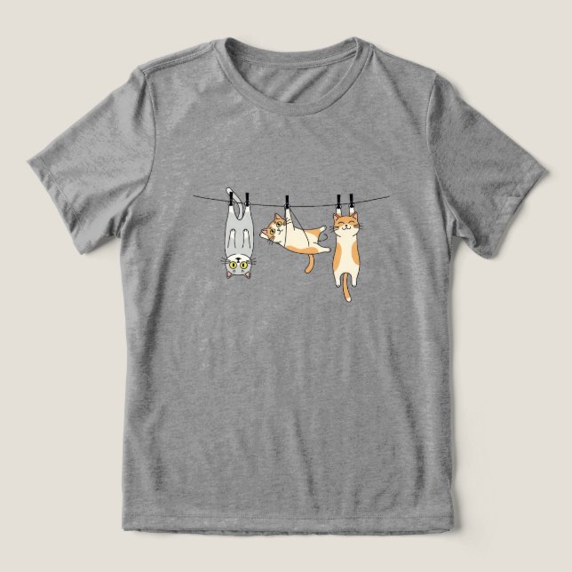 Gato Engraçado Pendurado (Design frontal)
