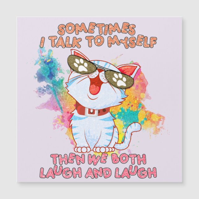 Gato Engraçado | Por Vezes Falo Comigo Próprio (Frente)