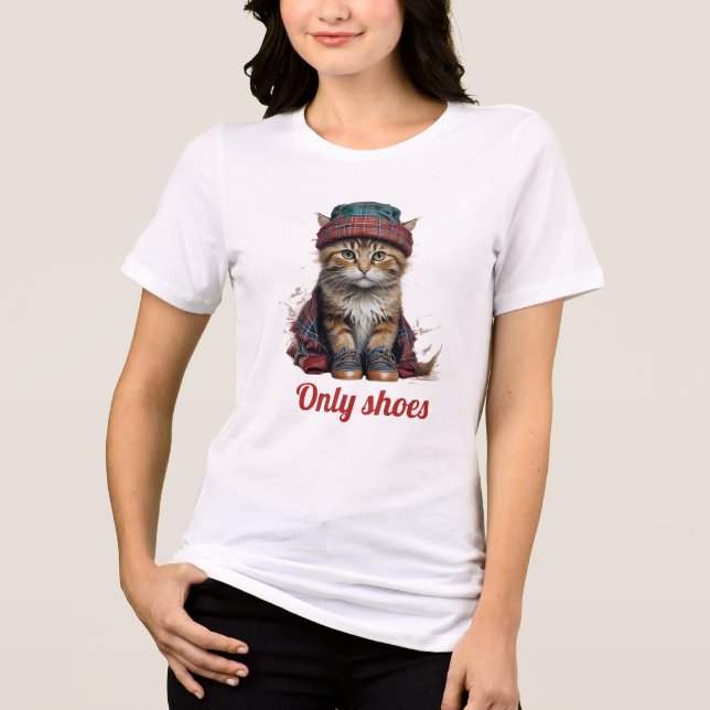 gato escocês disfarçado - apenas calçados (Frente)