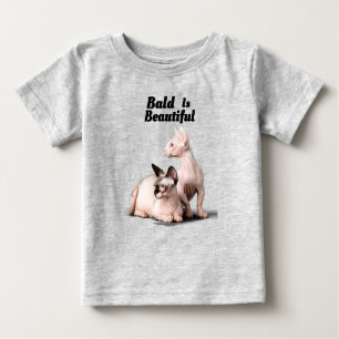Gato Esfingx - Balda É Bonita - Camisa De Bebê