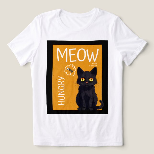 Gato Faminto – Nascido com Fome (Design frontal)